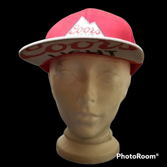 🍺 COORS LIGHT Unisex Red & Grey Baseball Cap - Picture 1 of 6